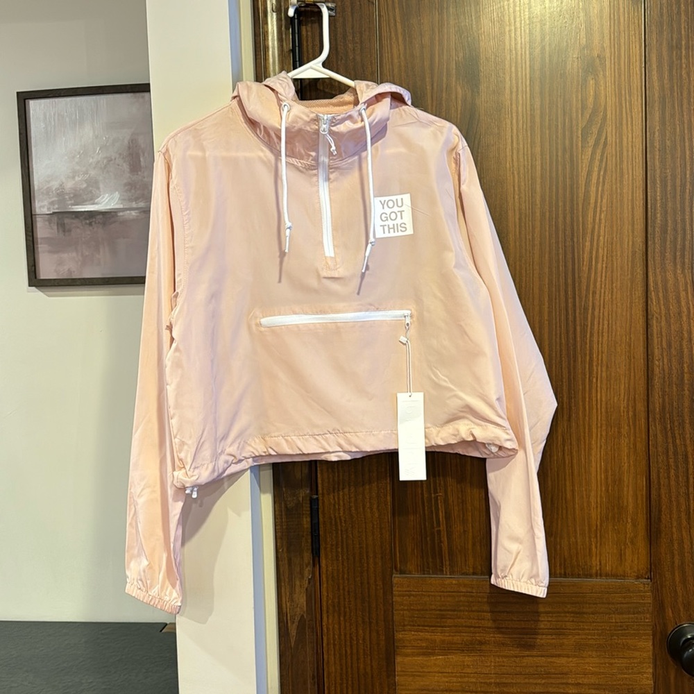 You Got This Cropped Hooded 1/4 zip